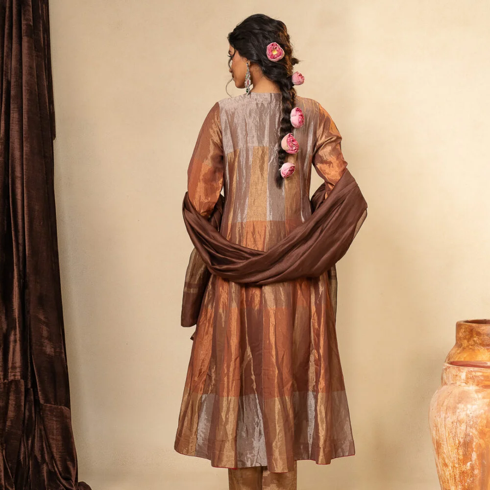 Vintage Bronze Hand Crafted Kurta Set