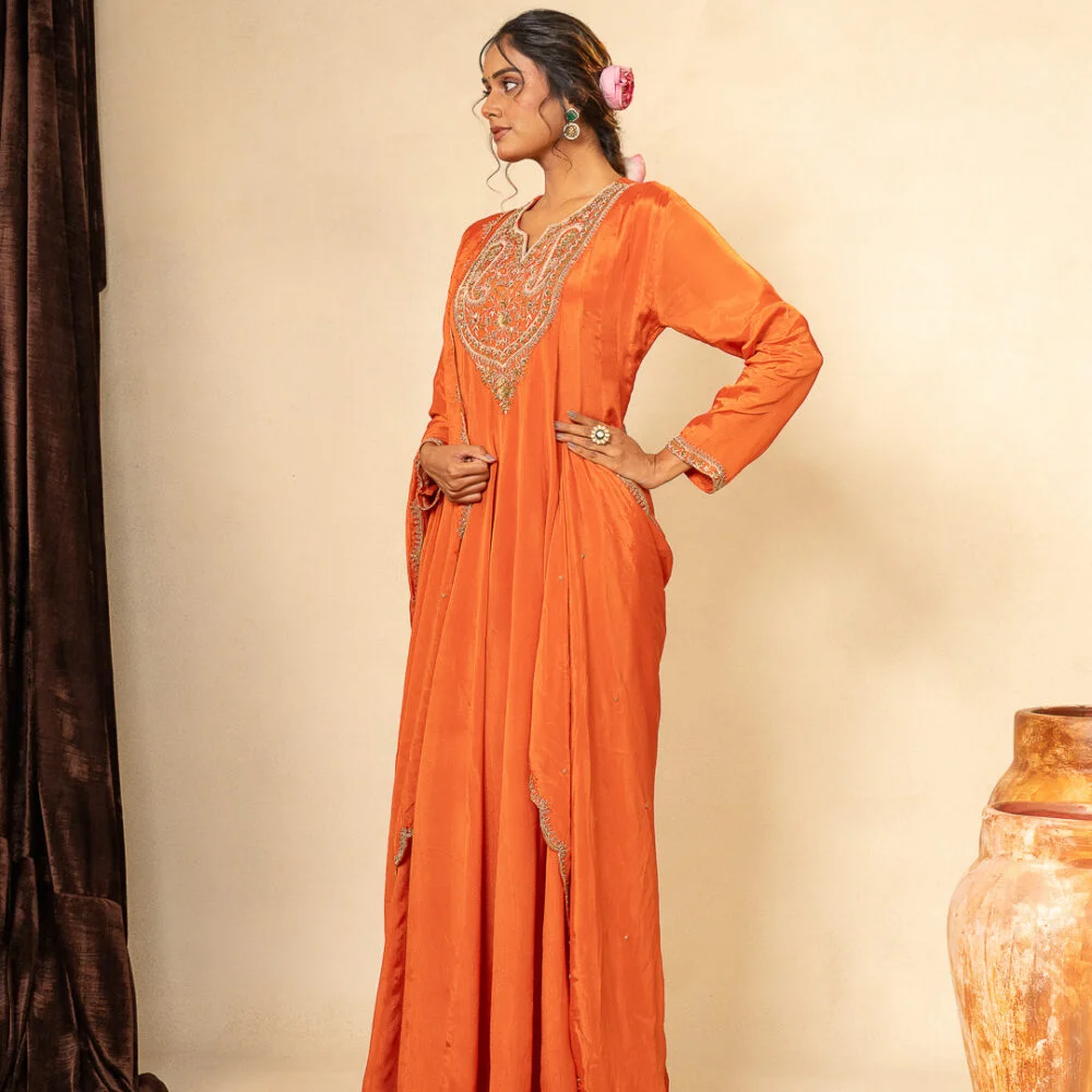 Kesariya Noor Festive Kurta