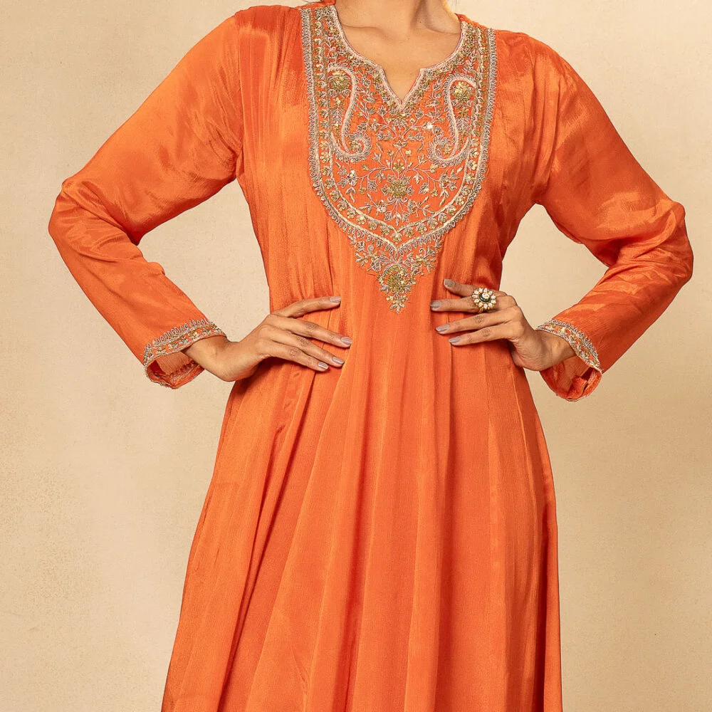 Kesariya Noor Festive Kurta