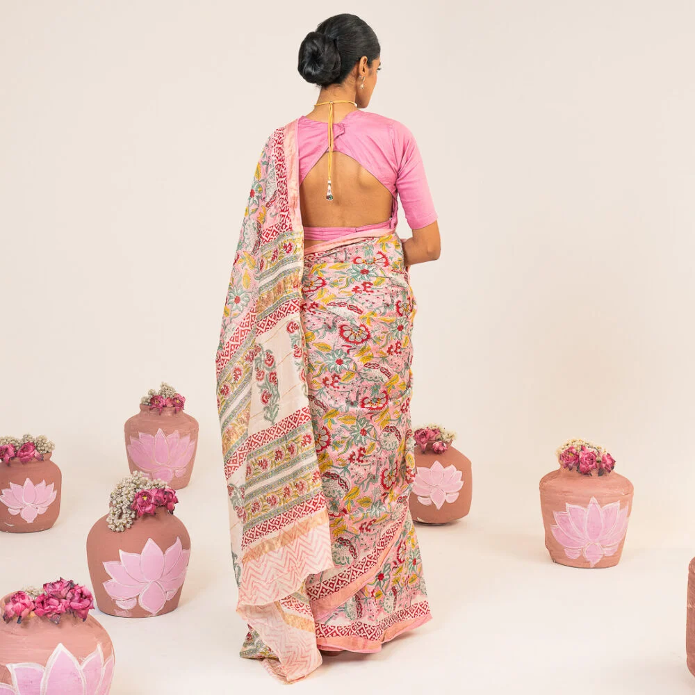 Padmini Lotus Garden Saree