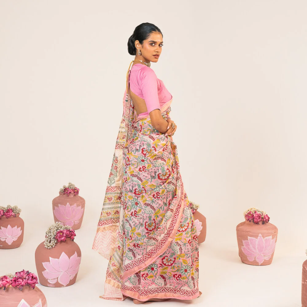 Padmini Lotus Garden Saree