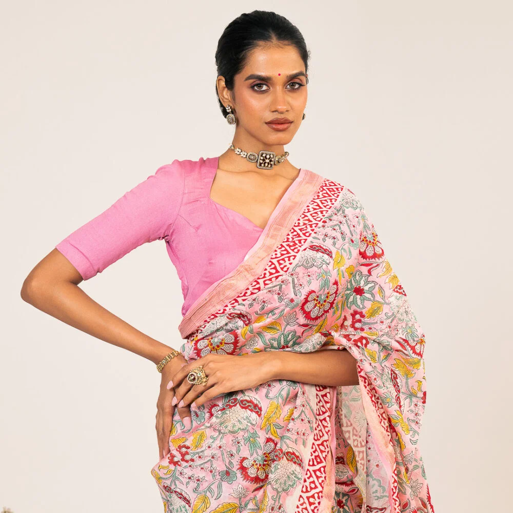 Padmini Lotus Garden Saree