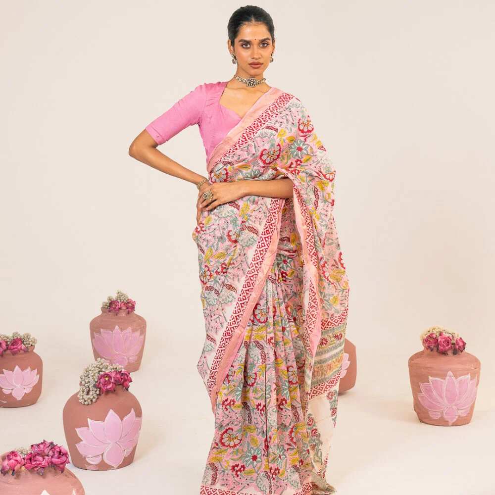 Padmini Lotus Garden Saree