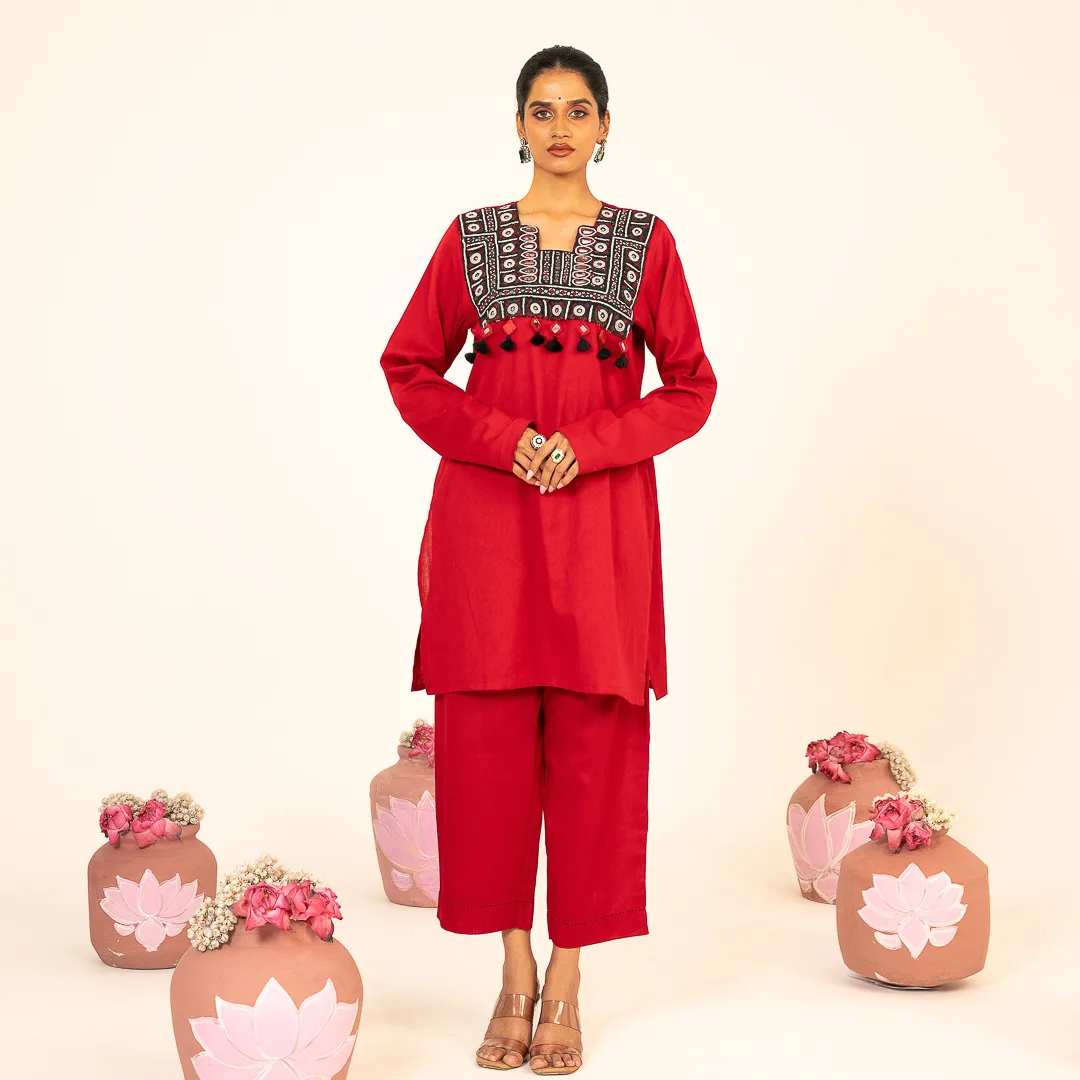 Ruby Embroidered Co-ord