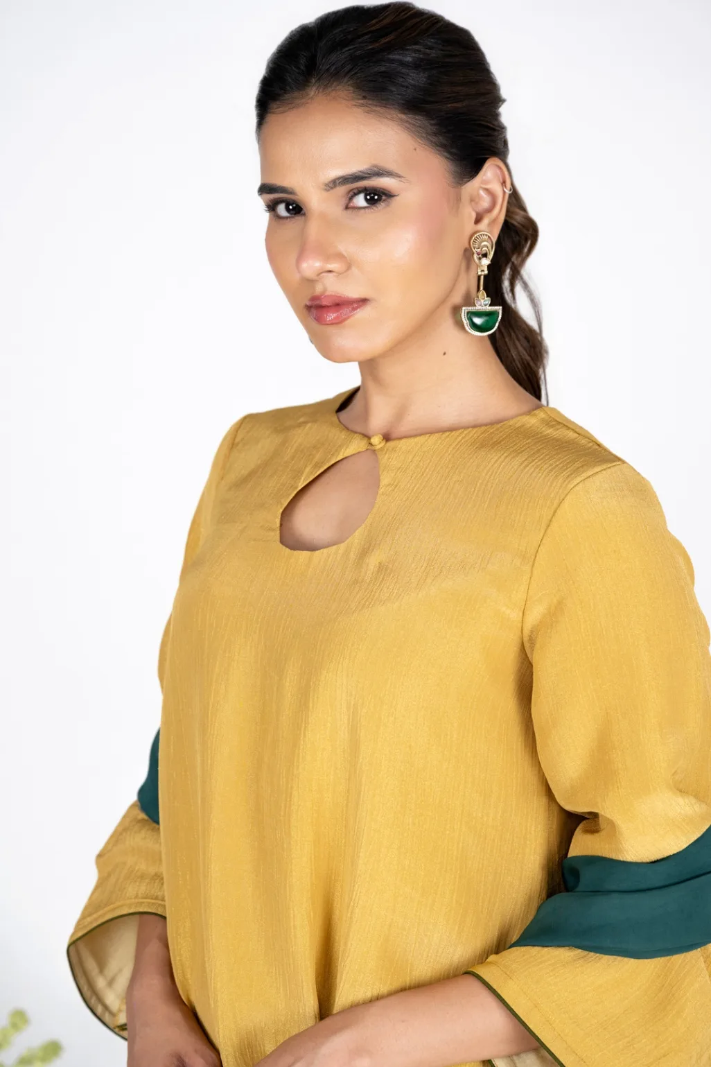 Meher Mustard Kurta Set With Dupatta