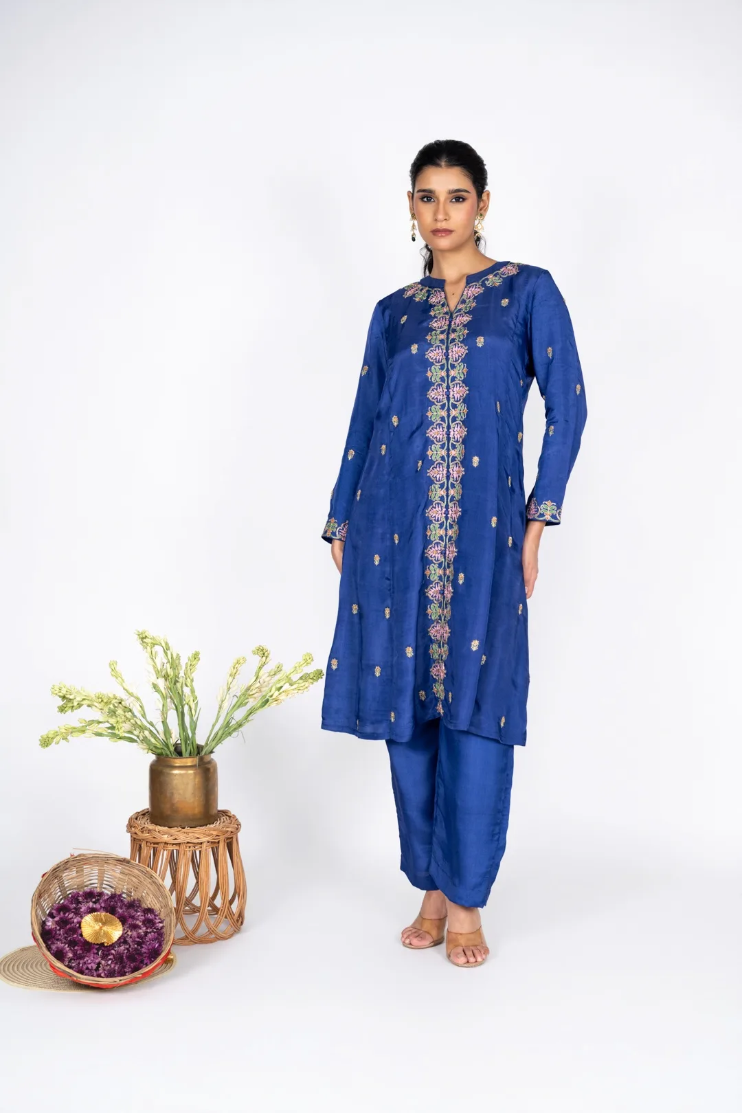 Salvia Purple Kurta set