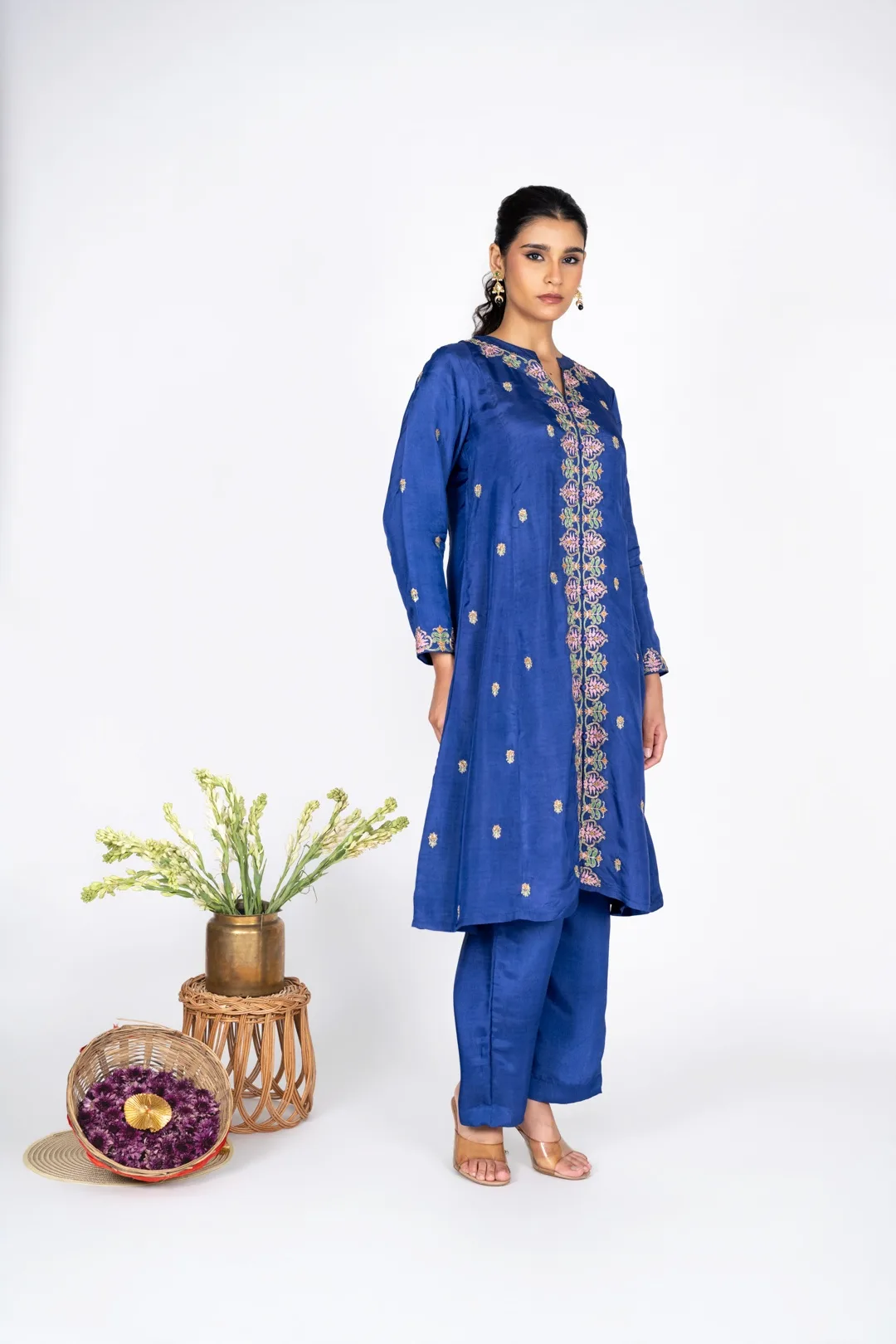 Salvia Purple Kurta set
