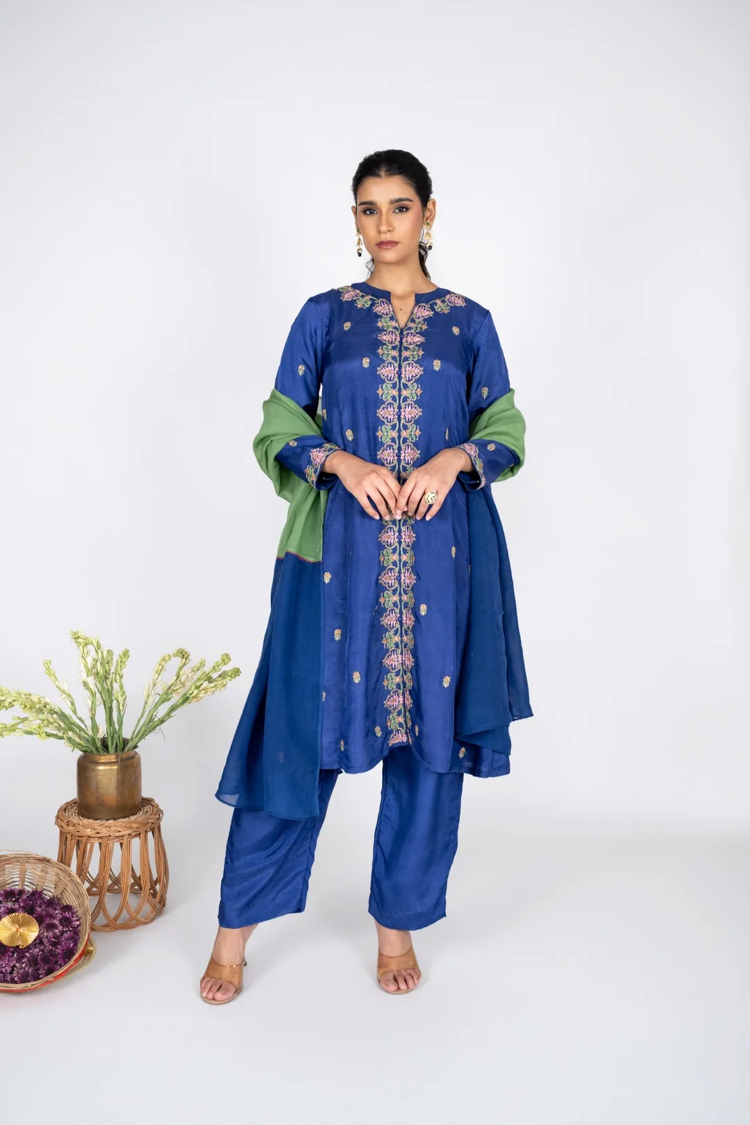 Salvia Purple Kurta set