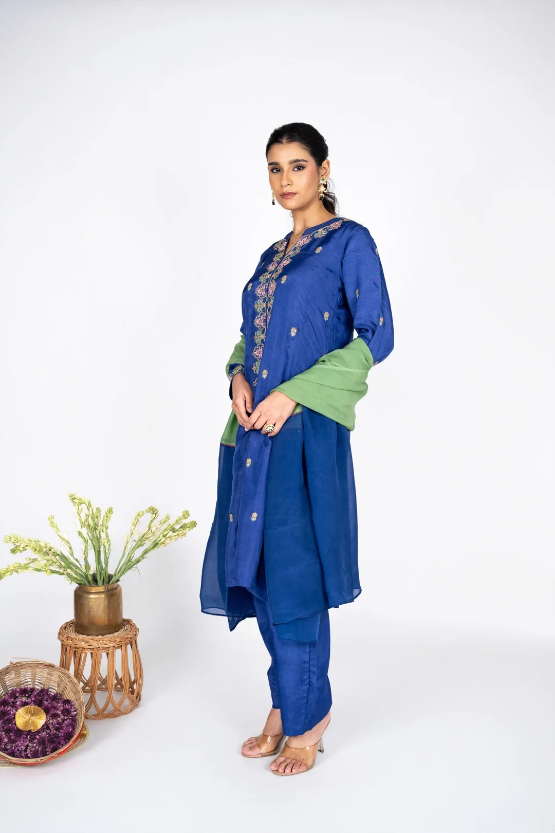Salvia Purple Kurta set