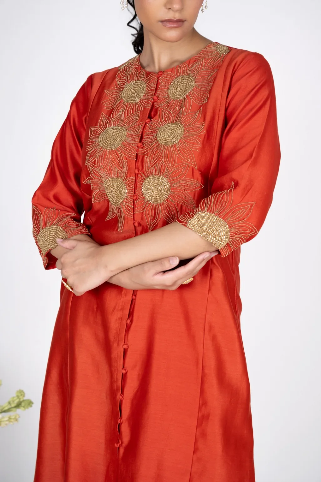 Aurelia Orange Kurta set