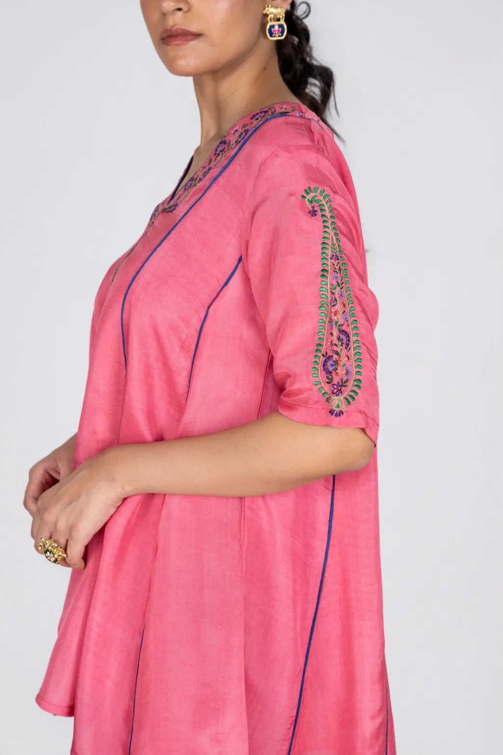 Roshanara Pink Co-ord Set