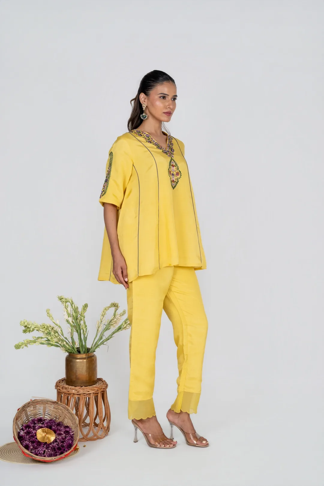 Amber Yellow Co-ord Set