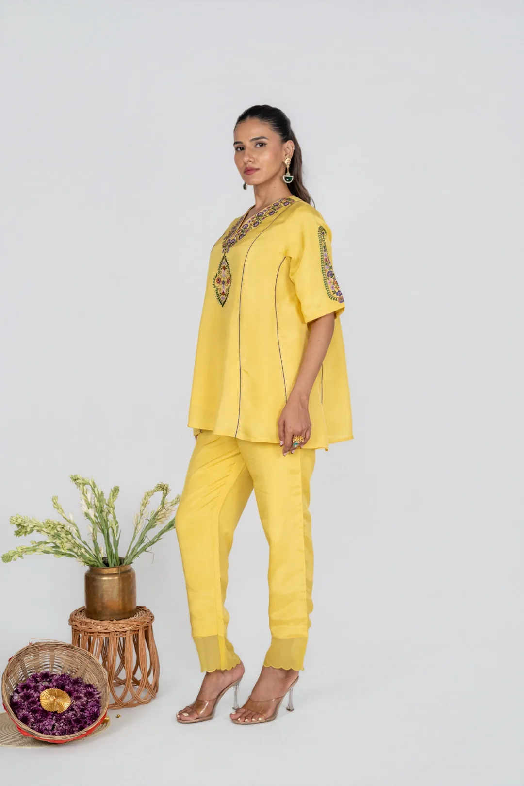 Amber Yellow Co-ord Set