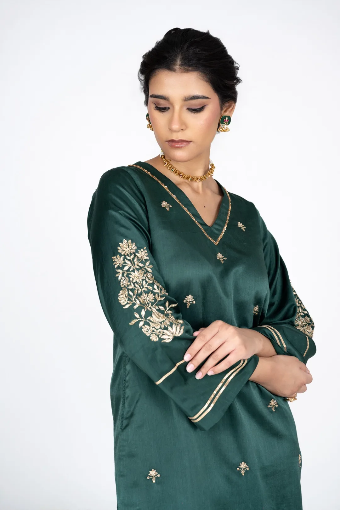 Zeen Emerald kurta Set with Dupatta