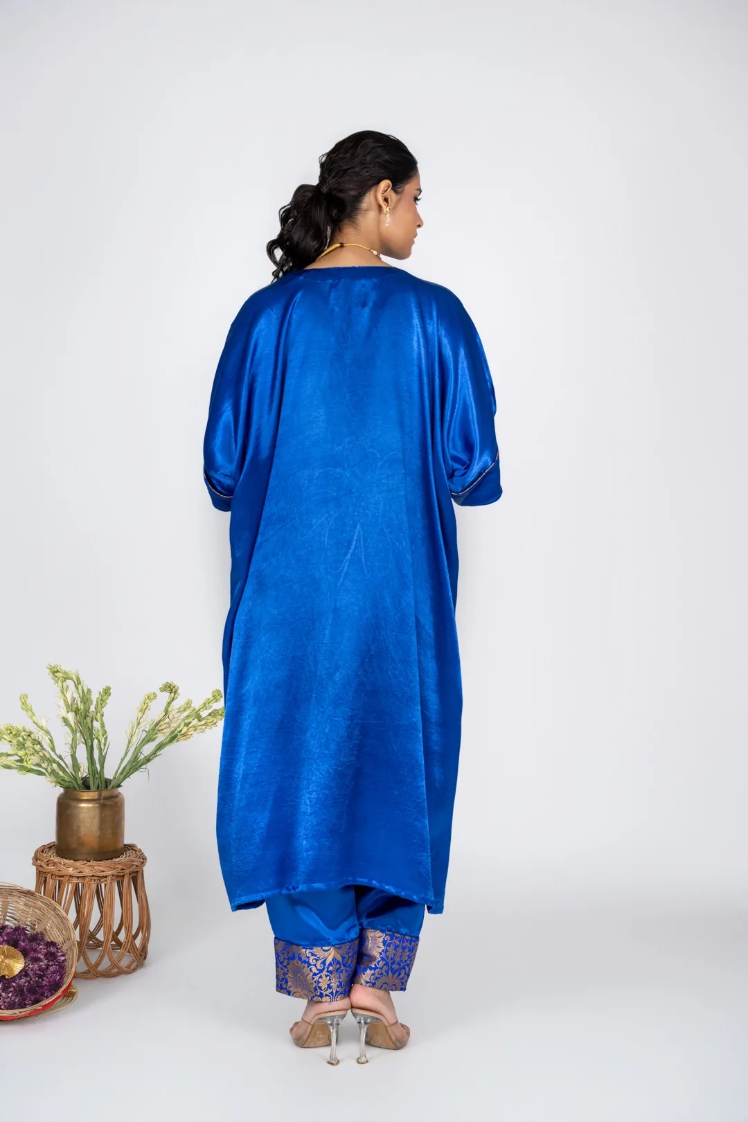 Solace Blue Kaftan Set