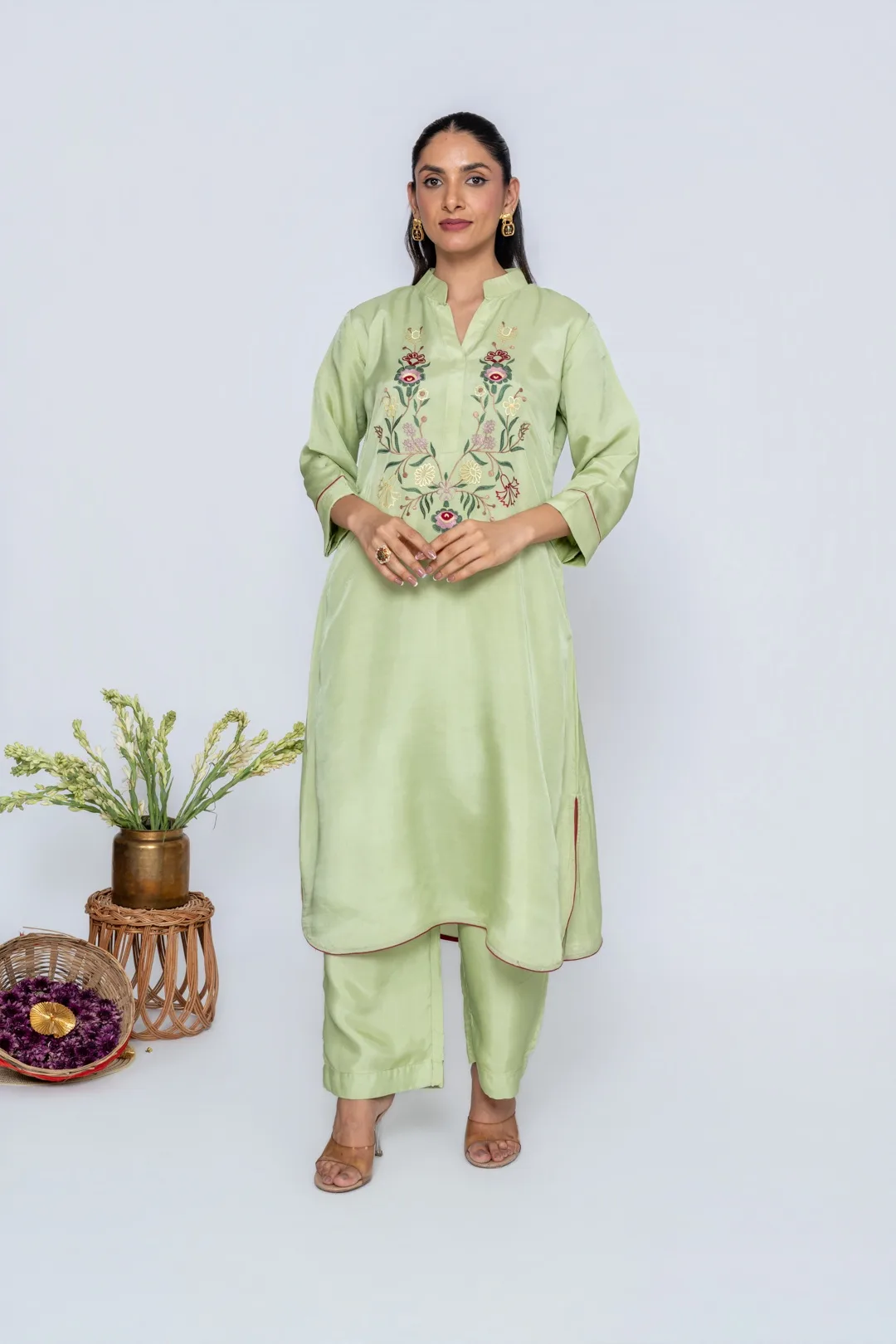 Ferne Green Kurta set