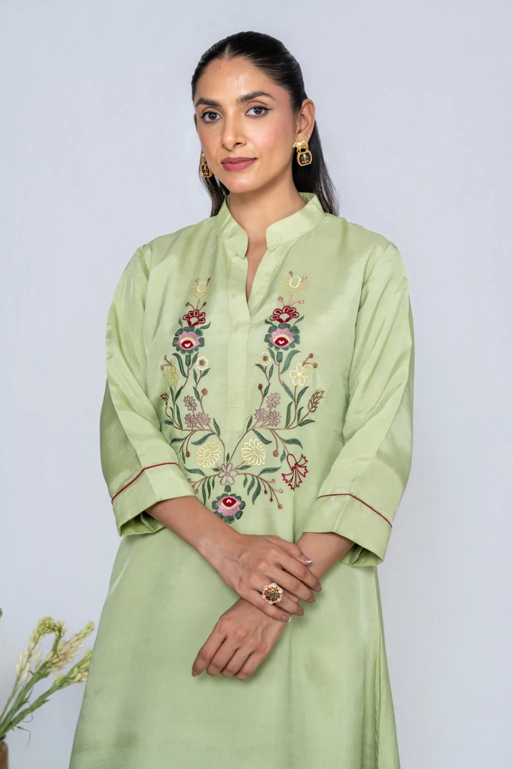 Ferne Green Kurta set