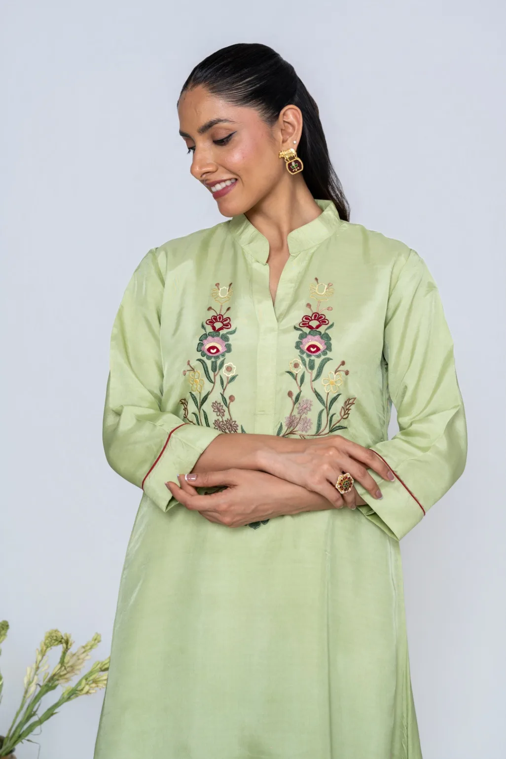 Ferne Green Kurta set