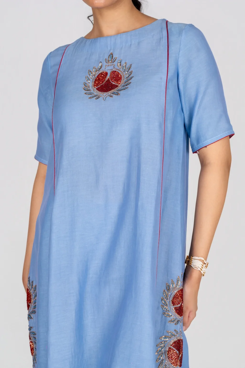 Blue Gulnaar kurta set