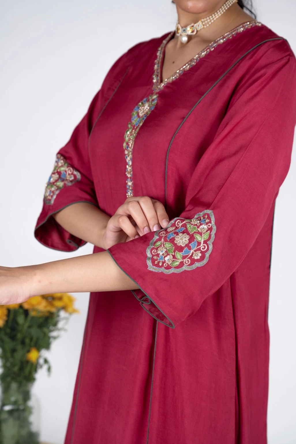 Shirin Pink Kurta set