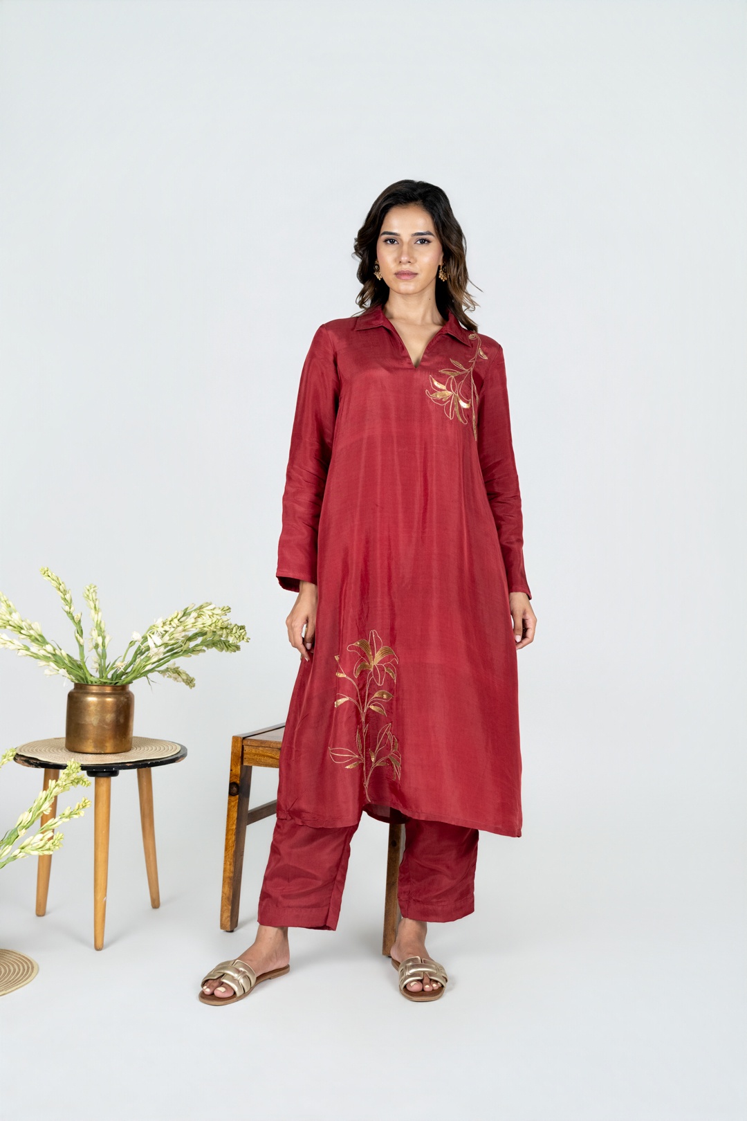 Rhea Crimson Co-ord