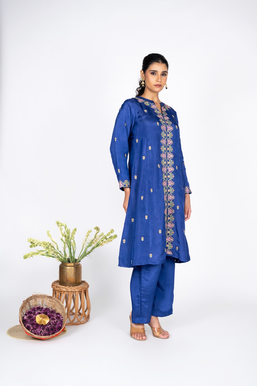 Salvia Purple Kurta set