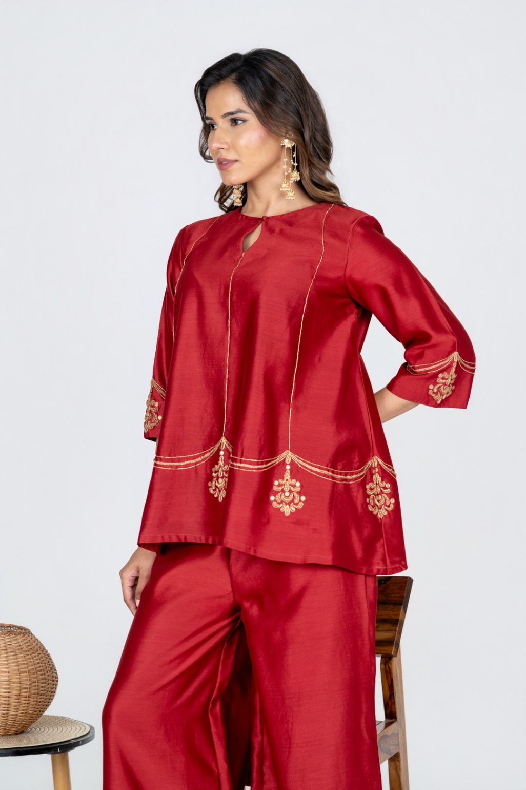 Raktika Sindhoori Tunic set