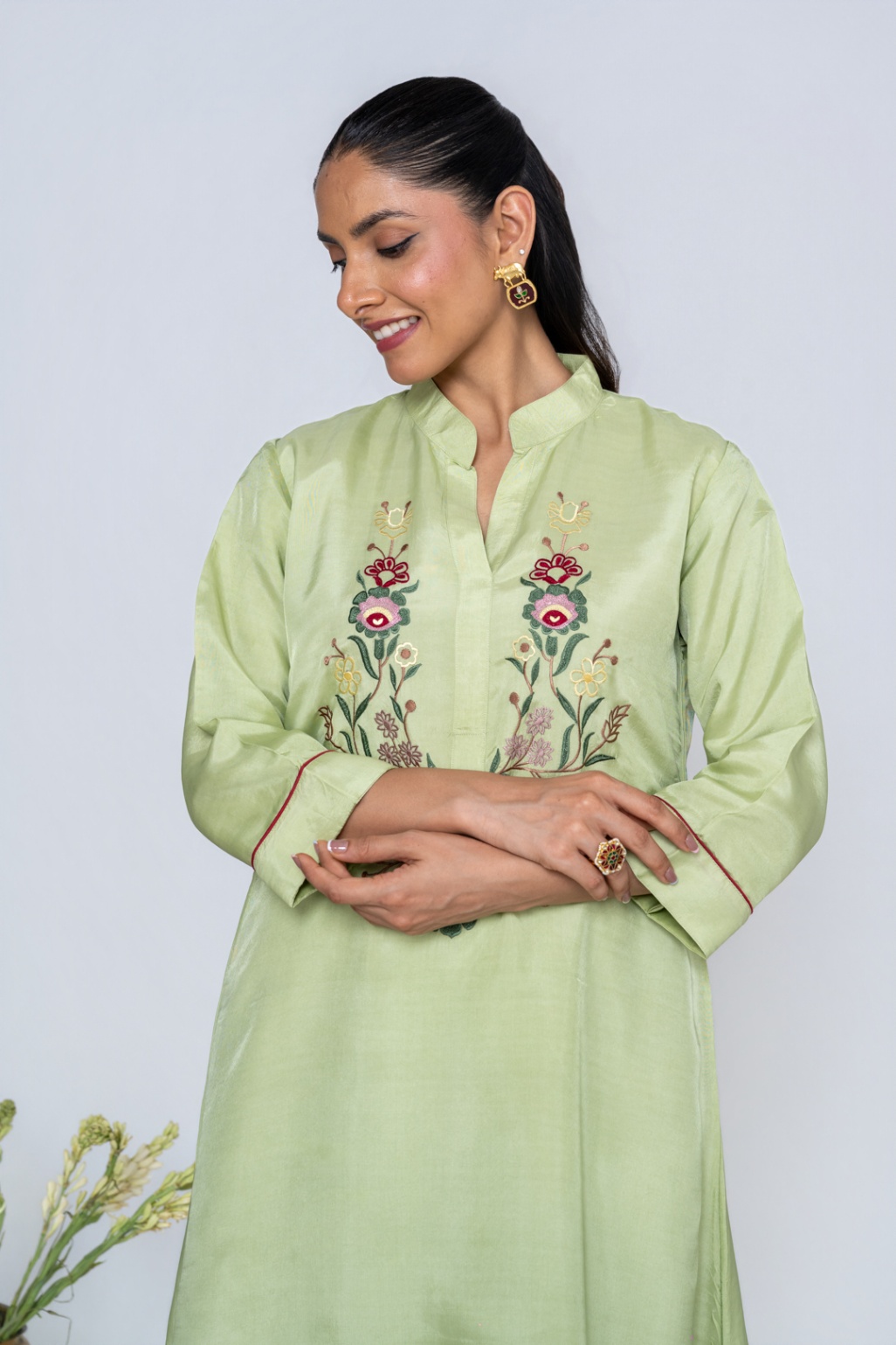 Ferne Green Kurta set