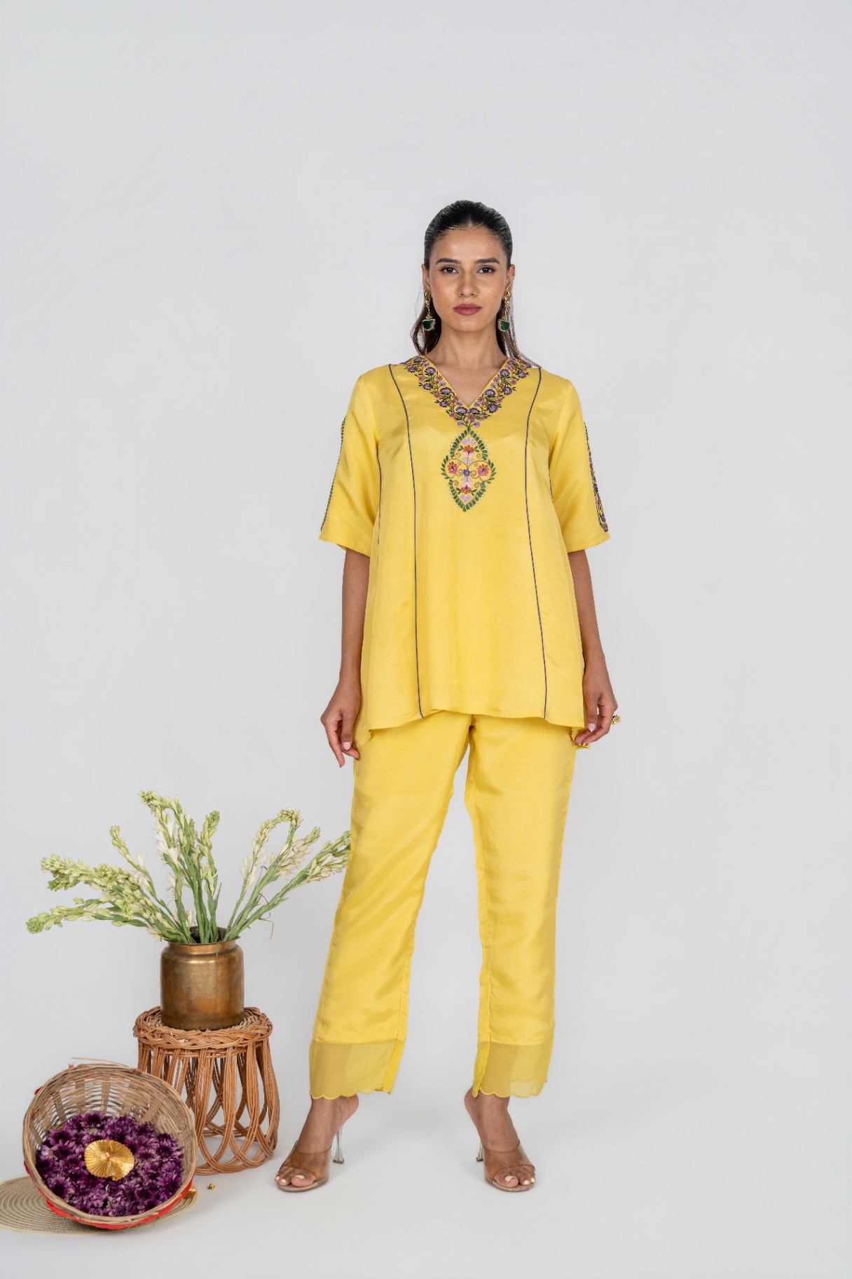 Amber Yellow Co-ord Set