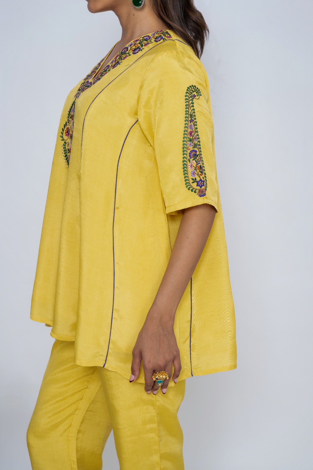 Amber Yellow Co-ord Set